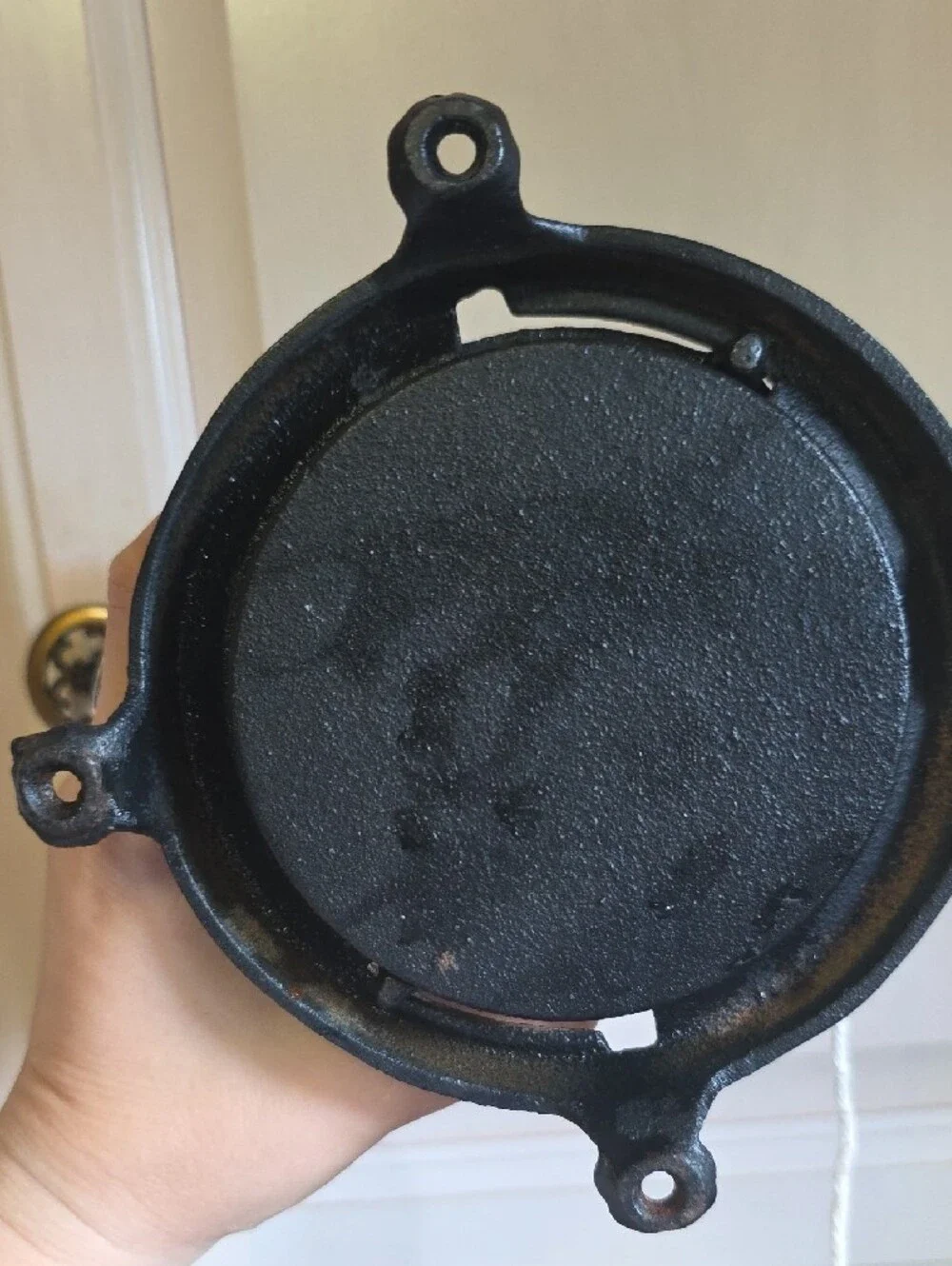 Black Cast Iron with Rope Accent